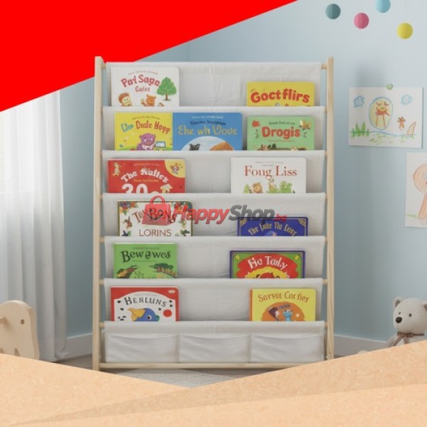 Детска етажерка за книги и играчки